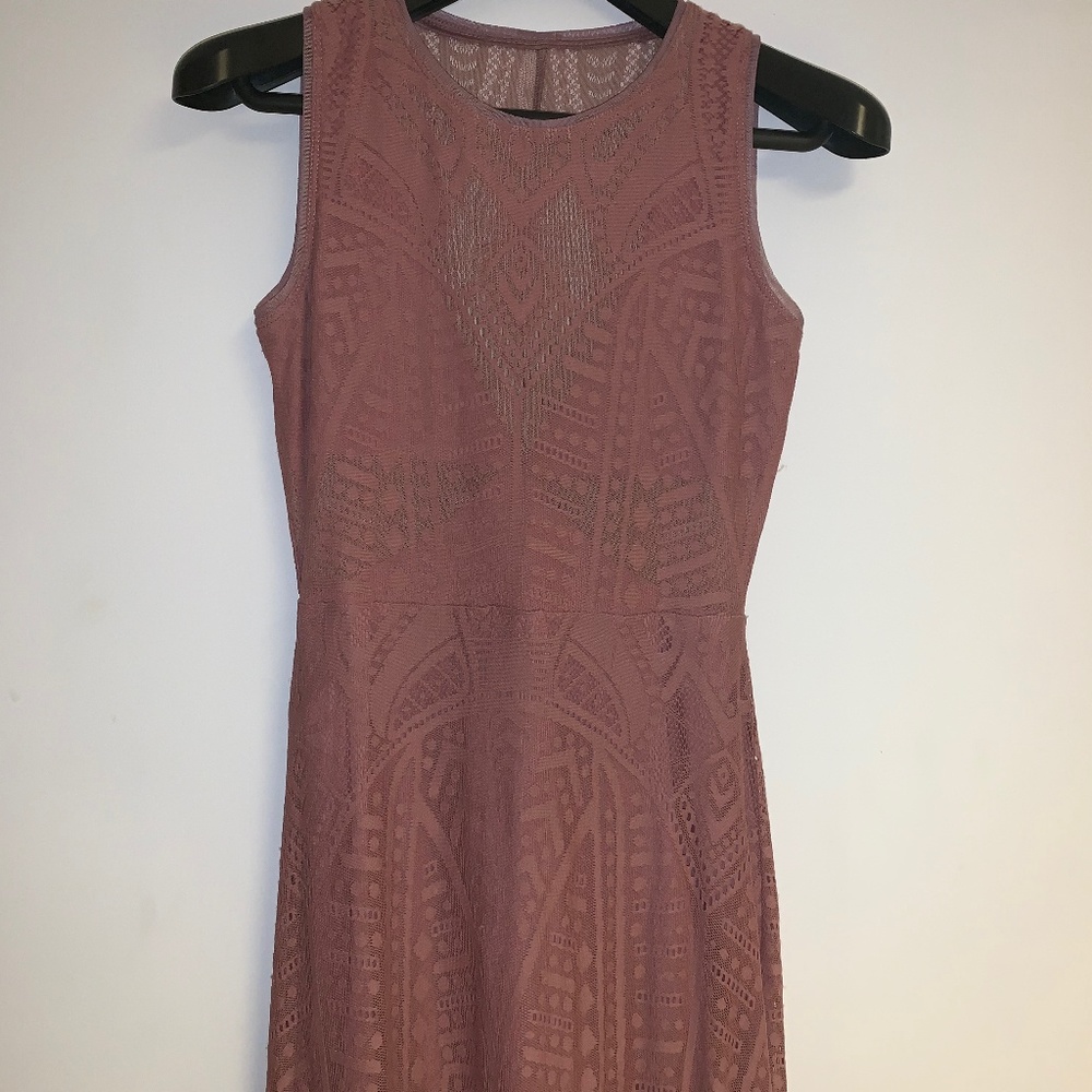 BCBG Long pink dress